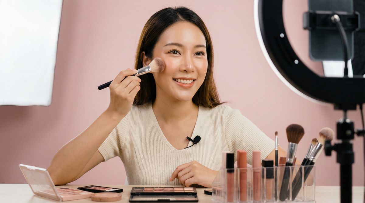 自慰喷水美妆视频教程